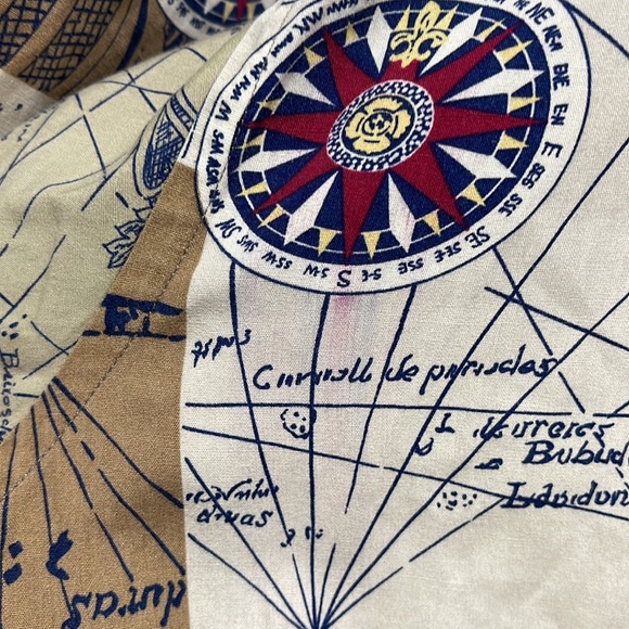 Men’s Gant Salty Dog Nautical Over Print Button Down Shirt Size Large - Picture 7 of 10